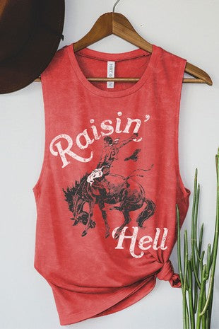 Raising Hell Graphic Tank