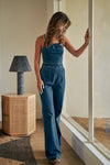 Toni flare bottom jumpsuit