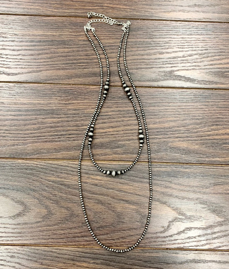 Gina stacked necklace