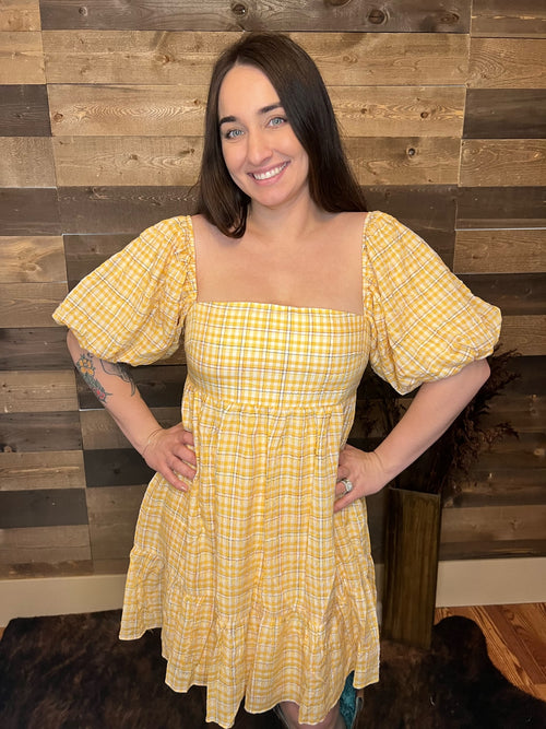 Lemon mini dress