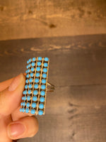 Rectangular Turquoise Ring