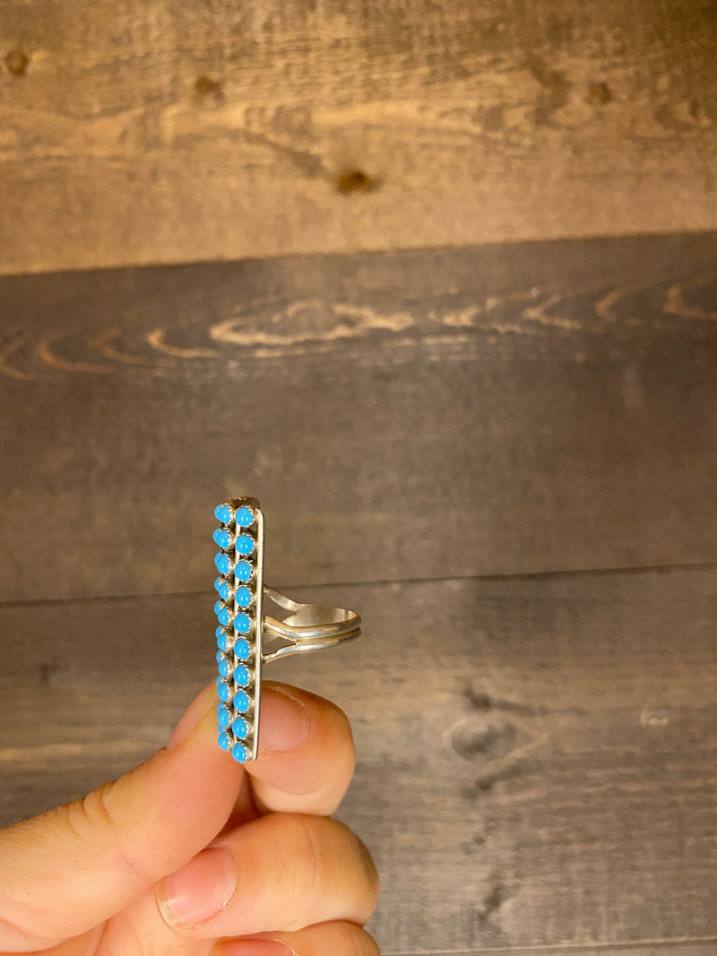 Rectangular Turquoise Ring