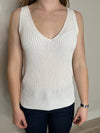 Spring V Neck Sweater Tank