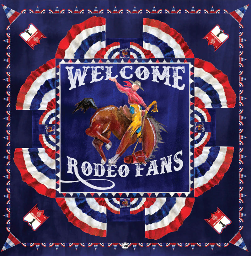 Welcome Rodeo Fans Wild Rag